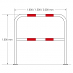 Image TRAFFIC-LINE Steel Hoop Guards XL  (7)