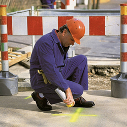 construction site marking