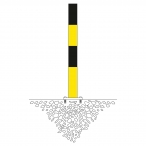 Image TRAFFIC-LINE Barrier Posts 90mm  (6)