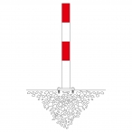 Image TRAFFIC-LINE Barrier Posts 90mm  (4)