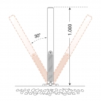 Image TRAFFIC-LINE Spring Loaded Barrier Post  (3)