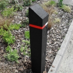 Image THE BERKELEY Recycled Rubber Bollard  (2)