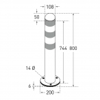 Image TRAFFIC-LINE EV Charging Point Protection Bollards  (4)