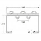 Image Scooter parking stand for 5 scooters  (6)