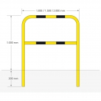 Image TRAFFIC-LINE Steel Hoop Guards XL  (10)