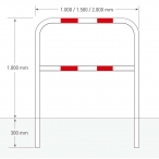 Image TRAFFIC-LINE Steel Hoop Guards XL  (8)