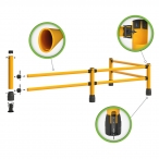 Image BLACK BULL FLEX+ S-Line impact protection railing  (1)