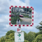 Image VIEW-ULTRA Sekurit Glass Traffic Mirror  (1)