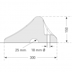 Image TRAFFIC-LINE Heavy Duty Wheel Stops  (2)