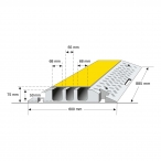 Image TRAFFIC-LINE Cable Ramp - LARGE  (10)