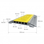 Image TRAFFIC-LINE Cable Ramp - Medium  (9)