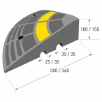 Image TRAFFIC-LINE Kerb Ramp  (5)