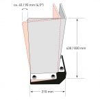 Image BLACK BULL FLEX Pallet Racking Protector  (3)