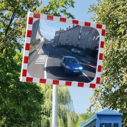 VIEW-ULTRA Sekurit Glass Traffic Mirror
