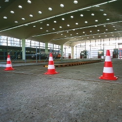 Fluorescent Traffic Cone